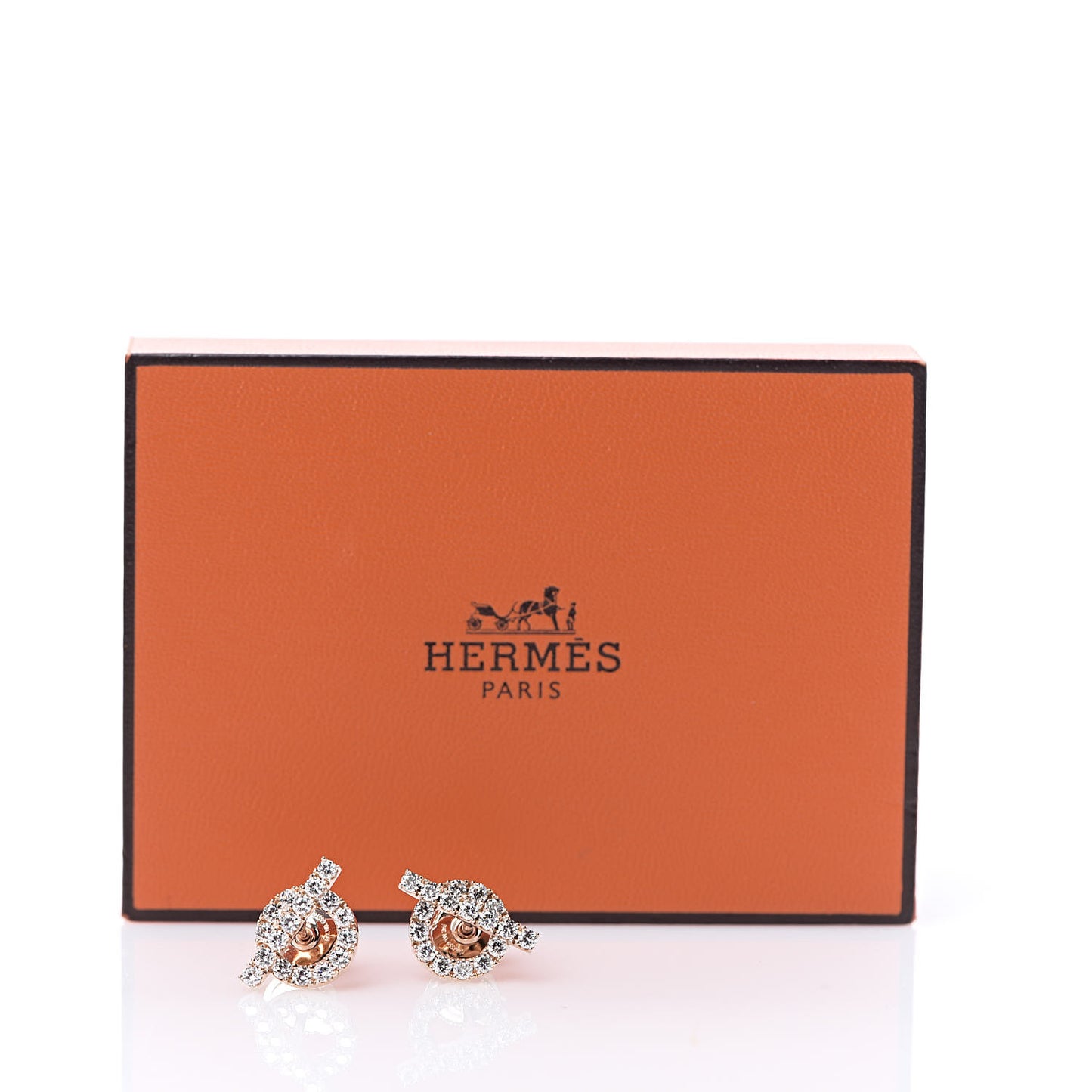 18K Rose Gold Diamond Finesse Earrings