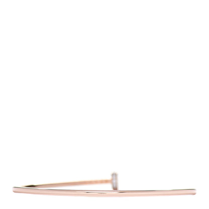 Cartier 18K Pink Gold Diamond Small Juste Un Clou Bracelet 19 2 of 4