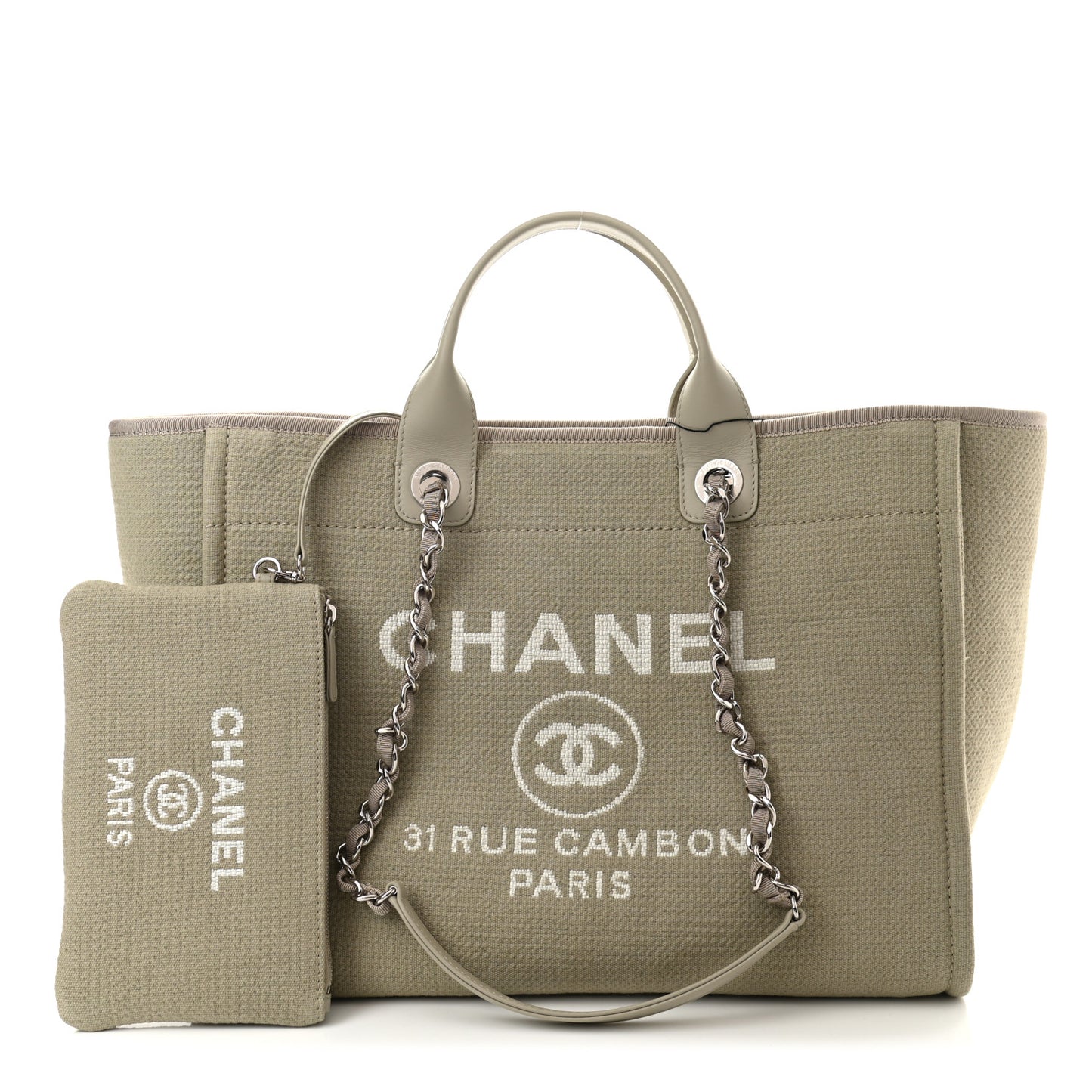 Mixed Fibers Medium Deauville Tote Grey