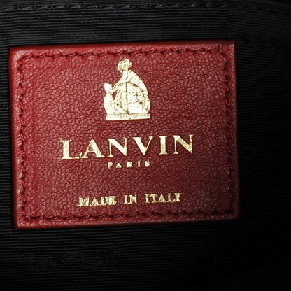 Lanvin Lambskin Quilted Medium Sugar Flap Shoulder Bag Red 6 of 8