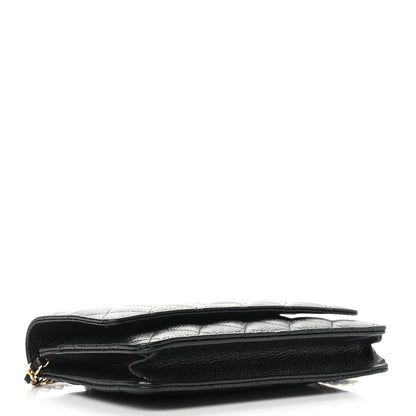 Chanel Caviar Quilted Wallet On Chain WOC Black 4 of 10