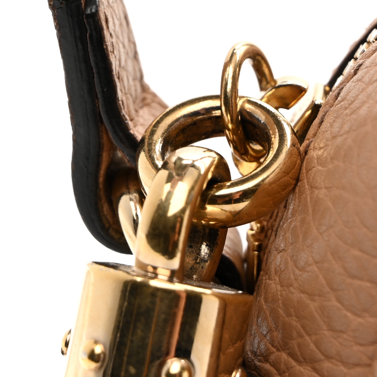 Gucci Pebbled Calfskin Small Soho Disco Bag Camelia 11 of 11
