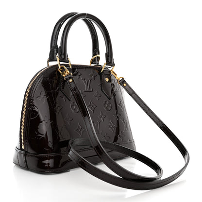 Louis Vuitton Vernis Alma BB Amarante 3 of 10