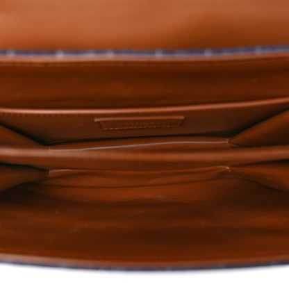 Saint Laurent Suede All-Over Monogram Small Le Monogramme Satchel Denim 5 of 12