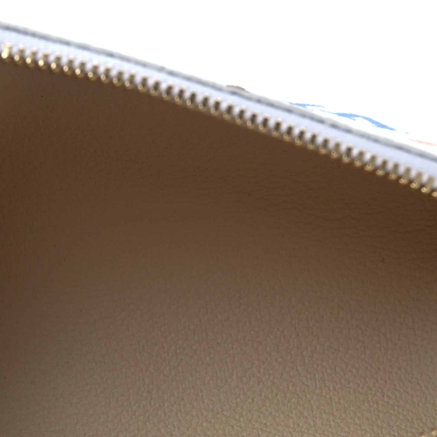 LV X TM Monogram Multicolor Cosmetic Pouch PM White