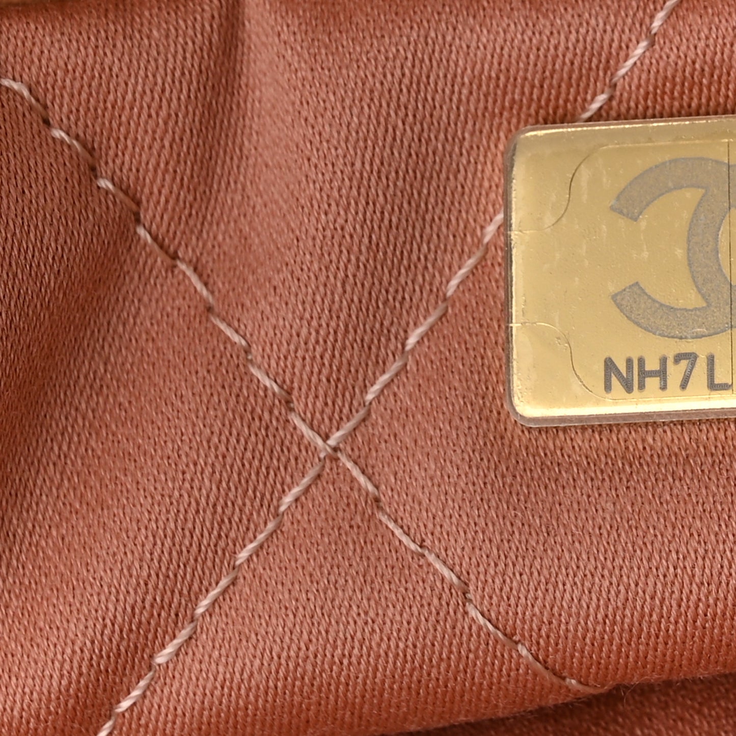 Shiny Calfskin Quilted Small Chanel 22 Beige