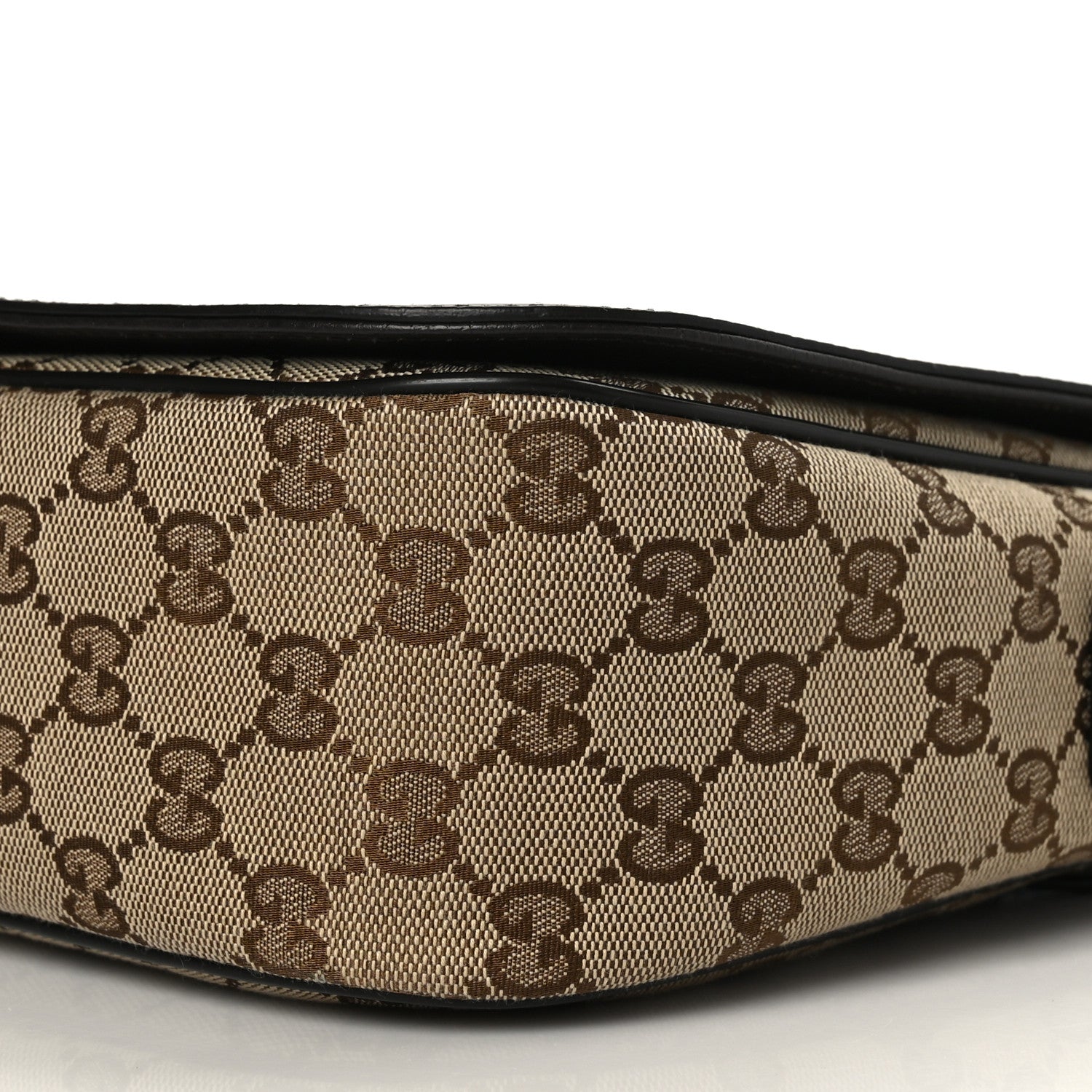 Gucci Monogram Flap Messenger Bag Beige Dark Brown 9 of 9
