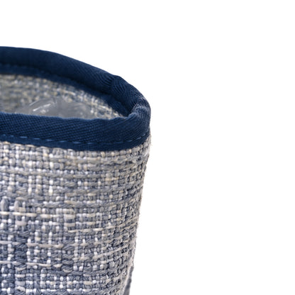Chanel Woven Straw Raffia Small Deauville Tote Blue 15 of 18