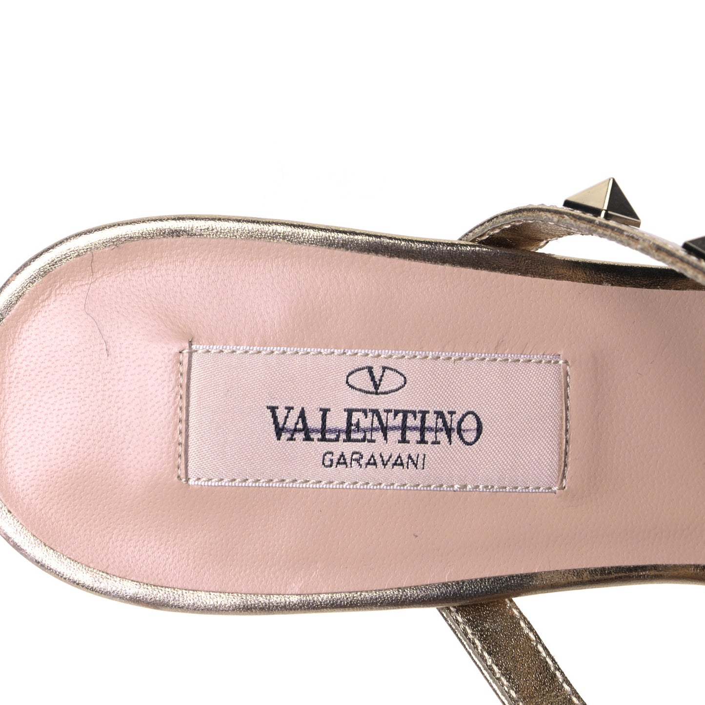 Mesh Metallic Calfskin Boudoir Rockstud 50mm Cage Mules 37.5 Skin
