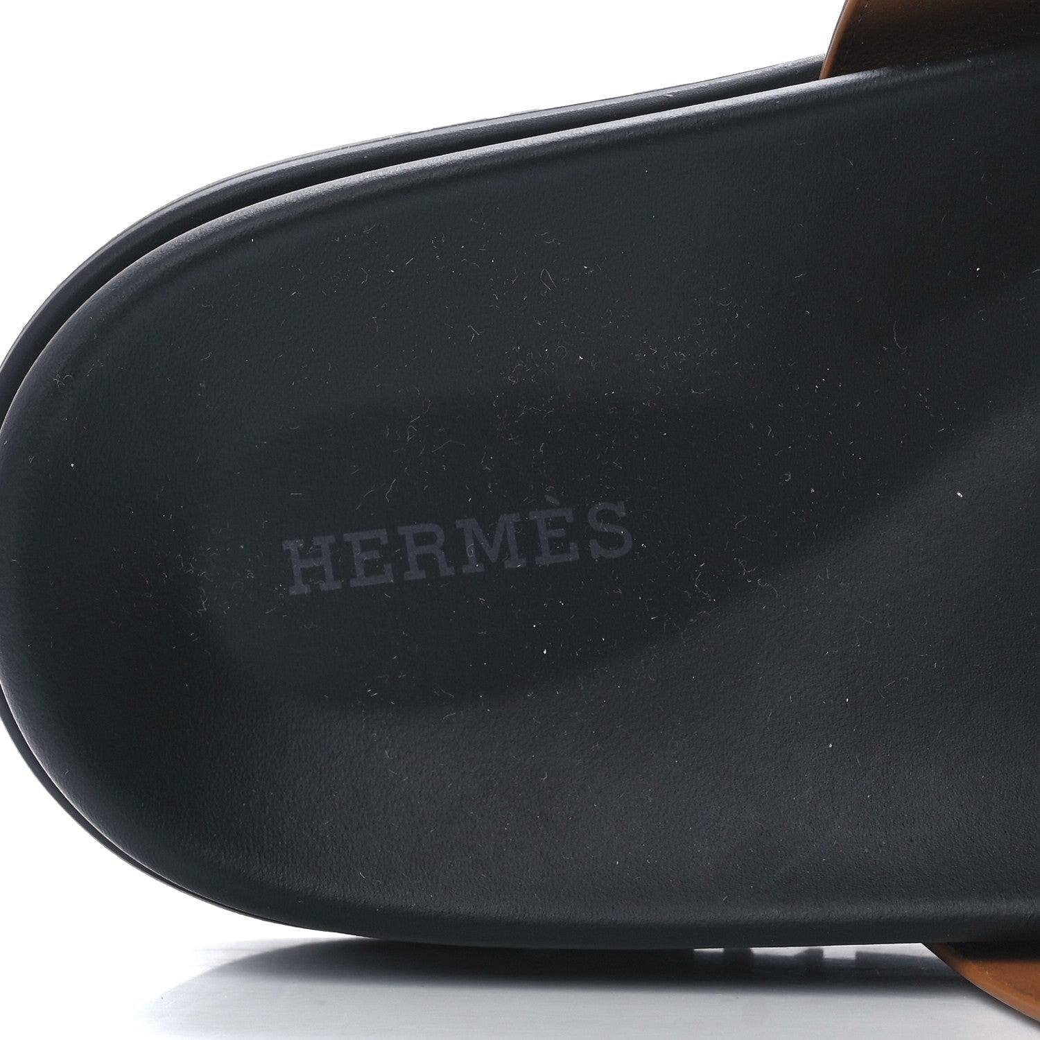 Hermes Calfskin Mens Chypre Sandals 44 Gold 7 of 8