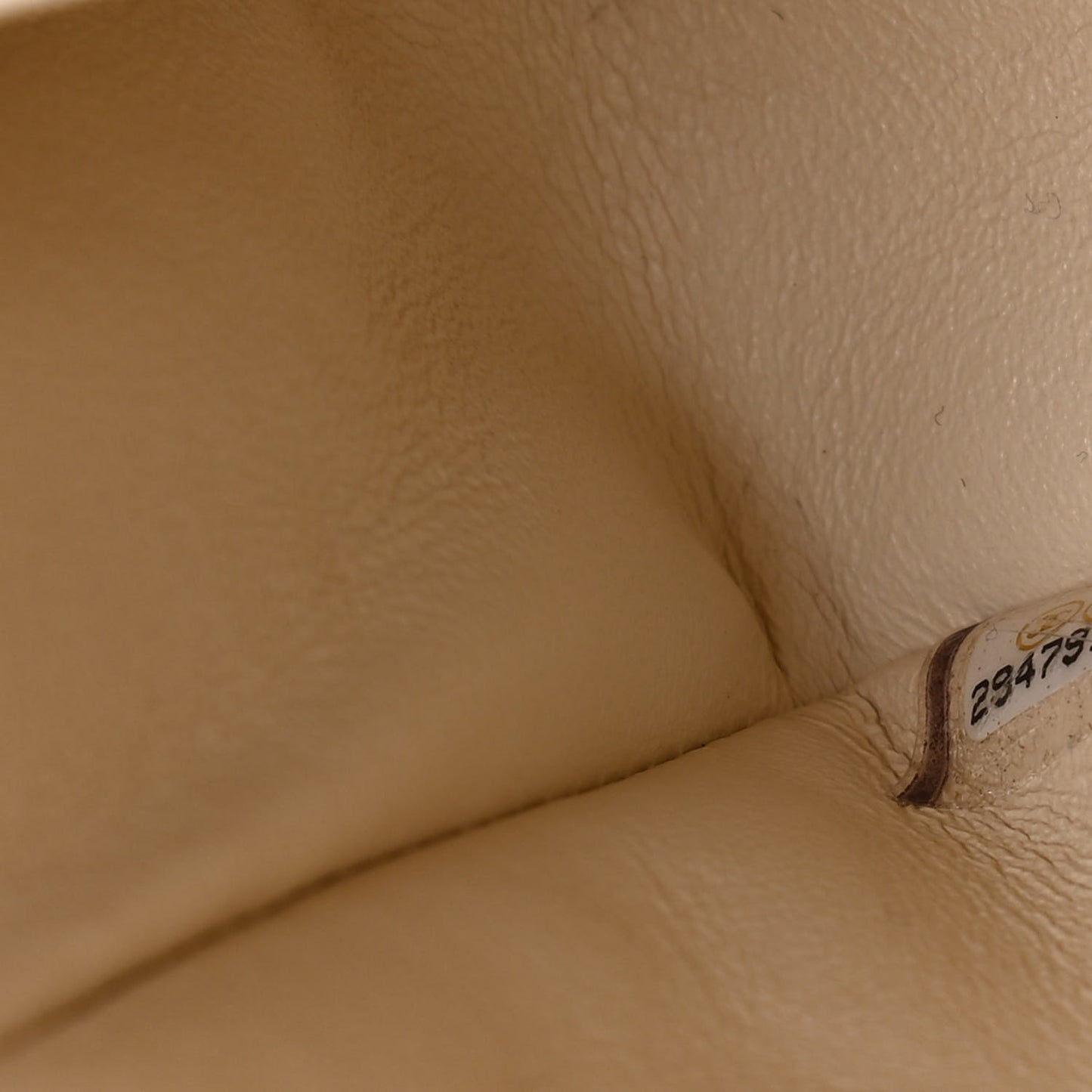 Caviar Quilted Medium Double Flap Beige
