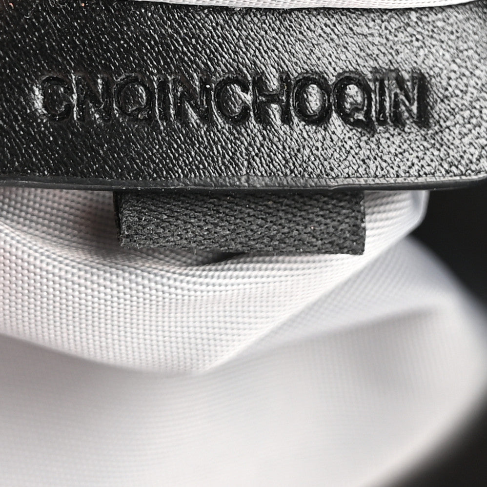 Nylon Check Pouch Black