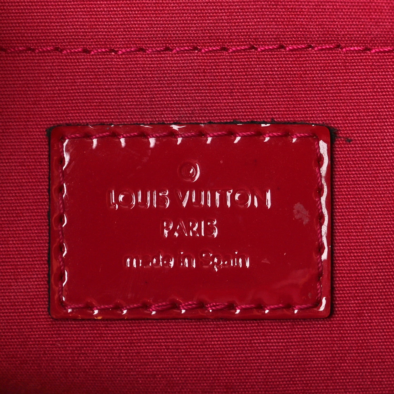 Louis Vuitton Vernis Montaigne BB Rose Indien 6 of 9