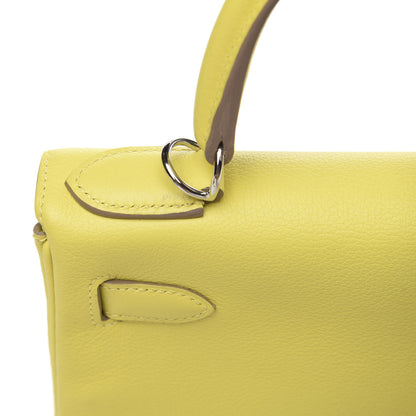 Hermes Evercolor Kelly Retourne 28 Lime 8 of 11