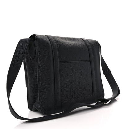 Hermes Taurillon Clemence Steve Caporal 37 Messenger Black 3 of 8