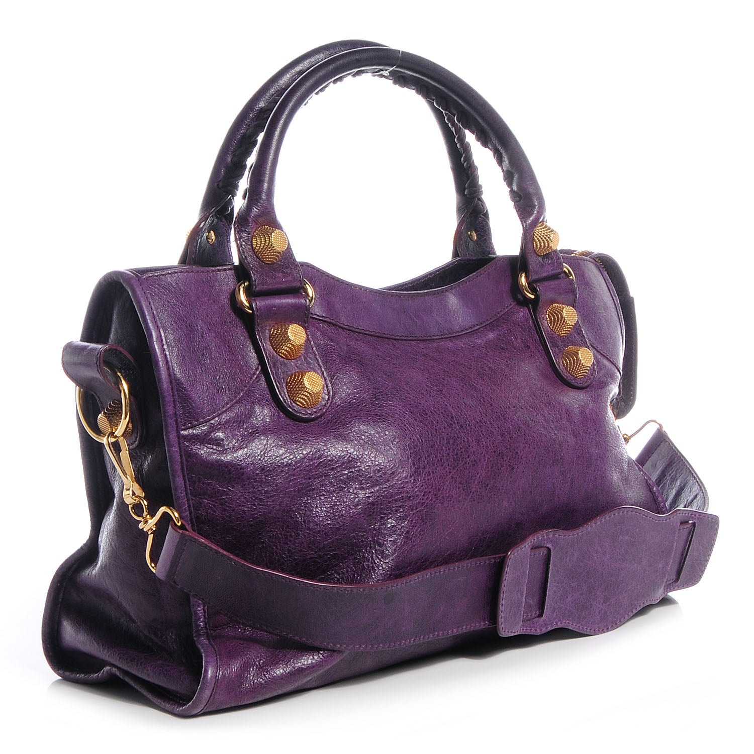 Balenciaga Agneau Giant 21 Gold Hardware City Raisin 3 of 10