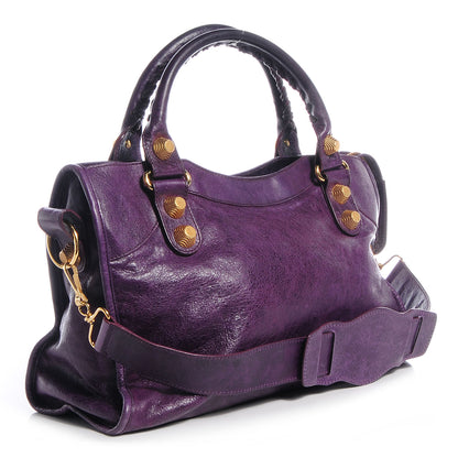 Balenciaga Agneau Giant 21 Gold Hardware City Raisin 3 of 10