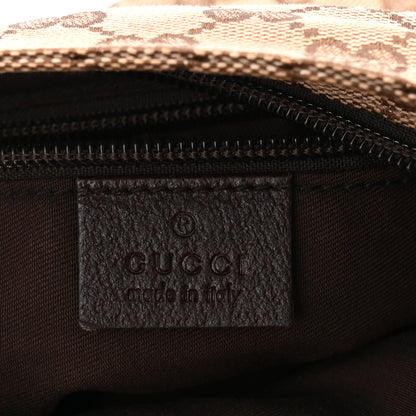 Gucci Monogram Web Small Flat Messenger Bag Brown 11 of 19