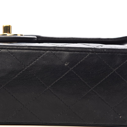 Chanel Lambskin Quilted Medium Double Flap Black 25 of 26
