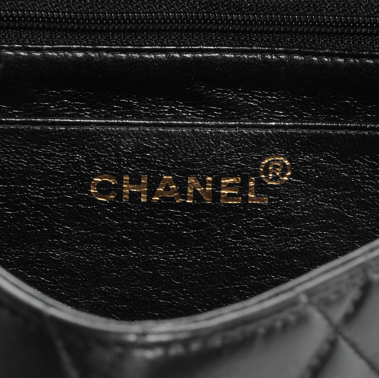 Lambskin Jumbo Flap Black