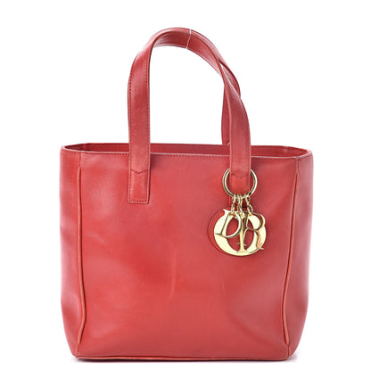 Christian Dior Calfskin Tote Red 1 of 22
