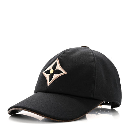Louis Vuitton Monogram Cotton Jacquard Embroidered LV Day Cap M Black 1 of 11