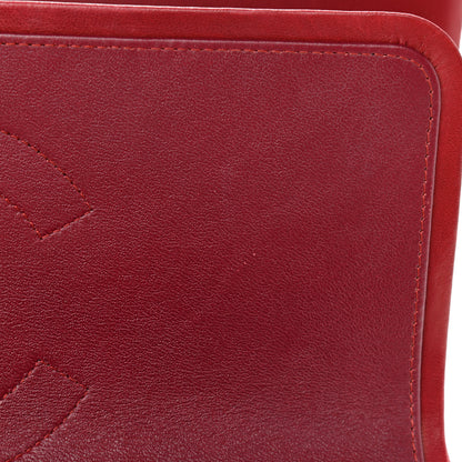 Chanel Patent Quilted Jumbo Double Flap Red 8 of 11