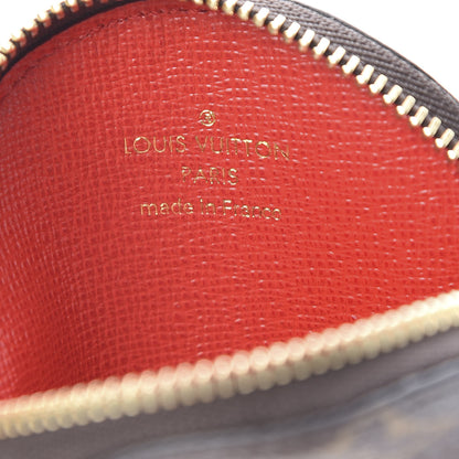 Louis Vuitton Monogram 2020 Christmas Animation Bumper Cars Round Coin Purse Coquelicot 6 of 9