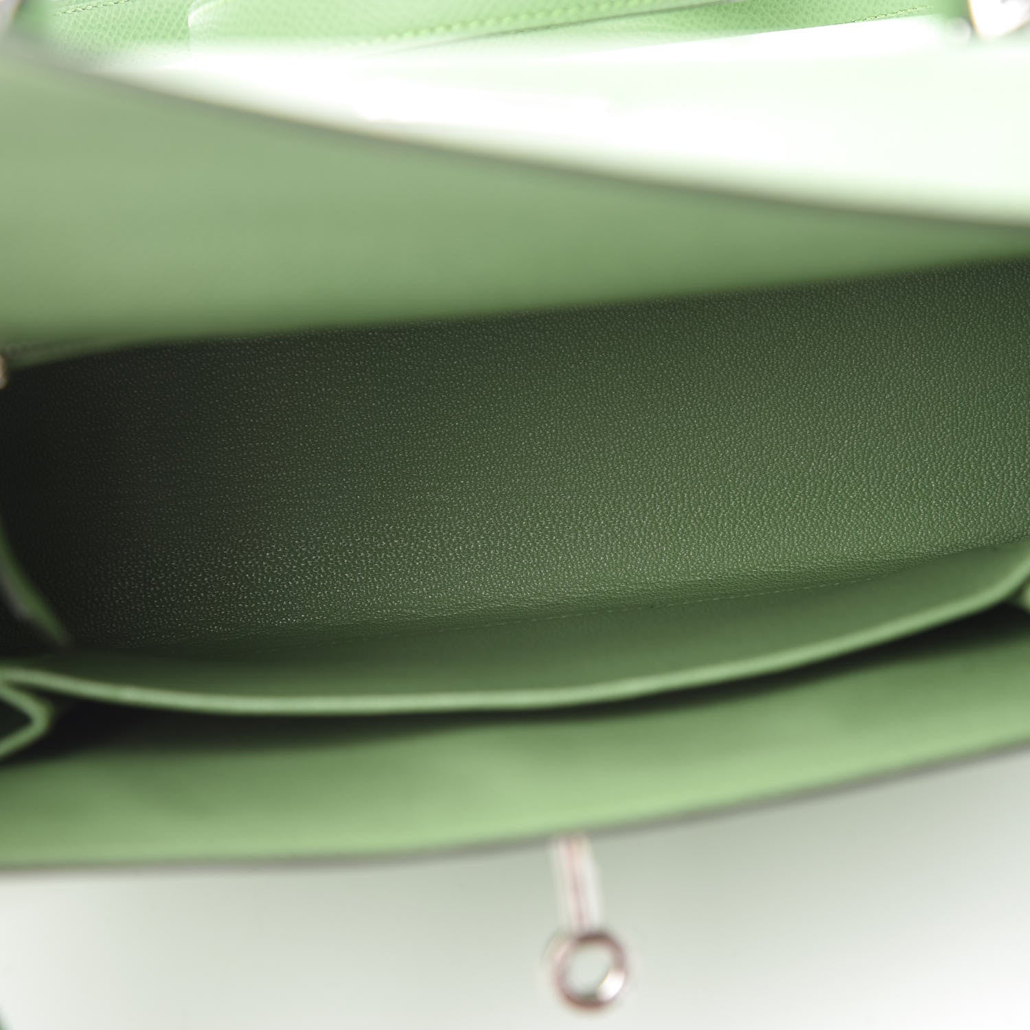 Hermes Epsom Kelly Sellier 25 Vert Criquet 4 of 10