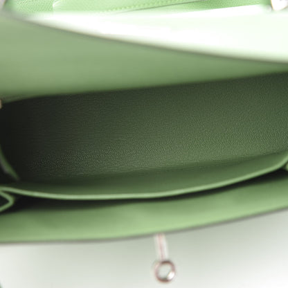 Hermes Epsom Kelly Sellier 25 Vert Criquet 4 of 10