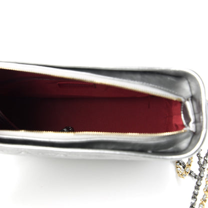 Chanel Metallic Aged Calfskin Quilted Medium Gabrielle Silver 5 of 10