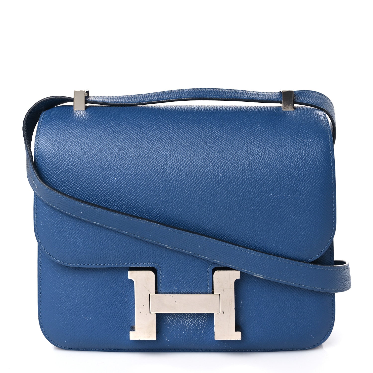 Hermes Epsom Constance Verso 24 Bleu Agate Gris Mouette 1 of 13
