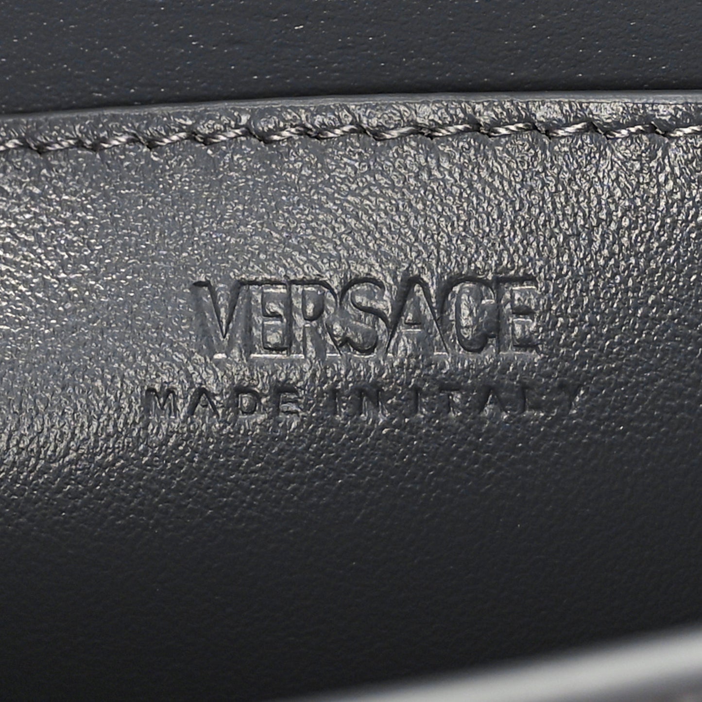 Calfskin Medium Greca Goddess Shoulder Bag Grey