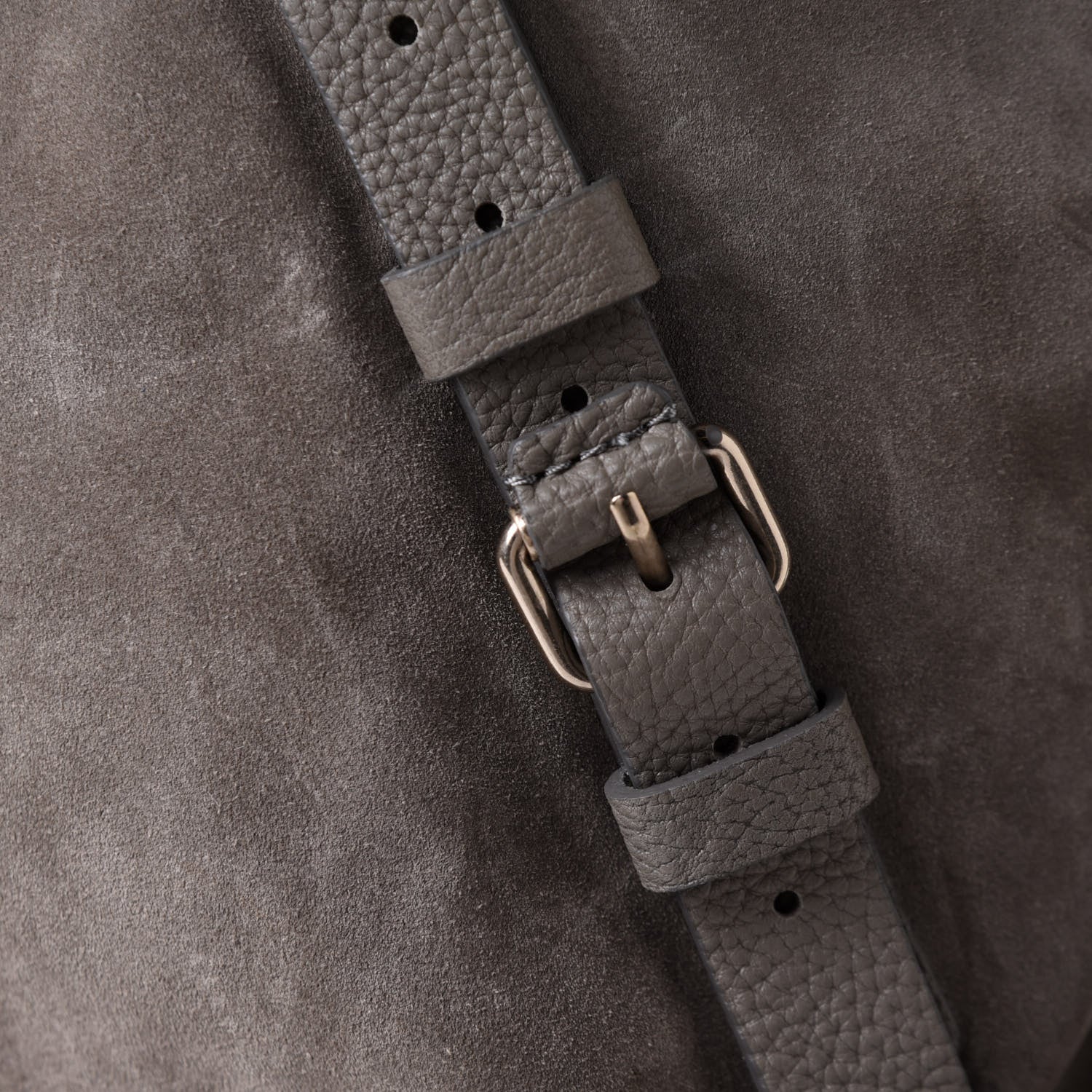 Alexander Wang Suede Kirsten Satchel Grey 8 of 10