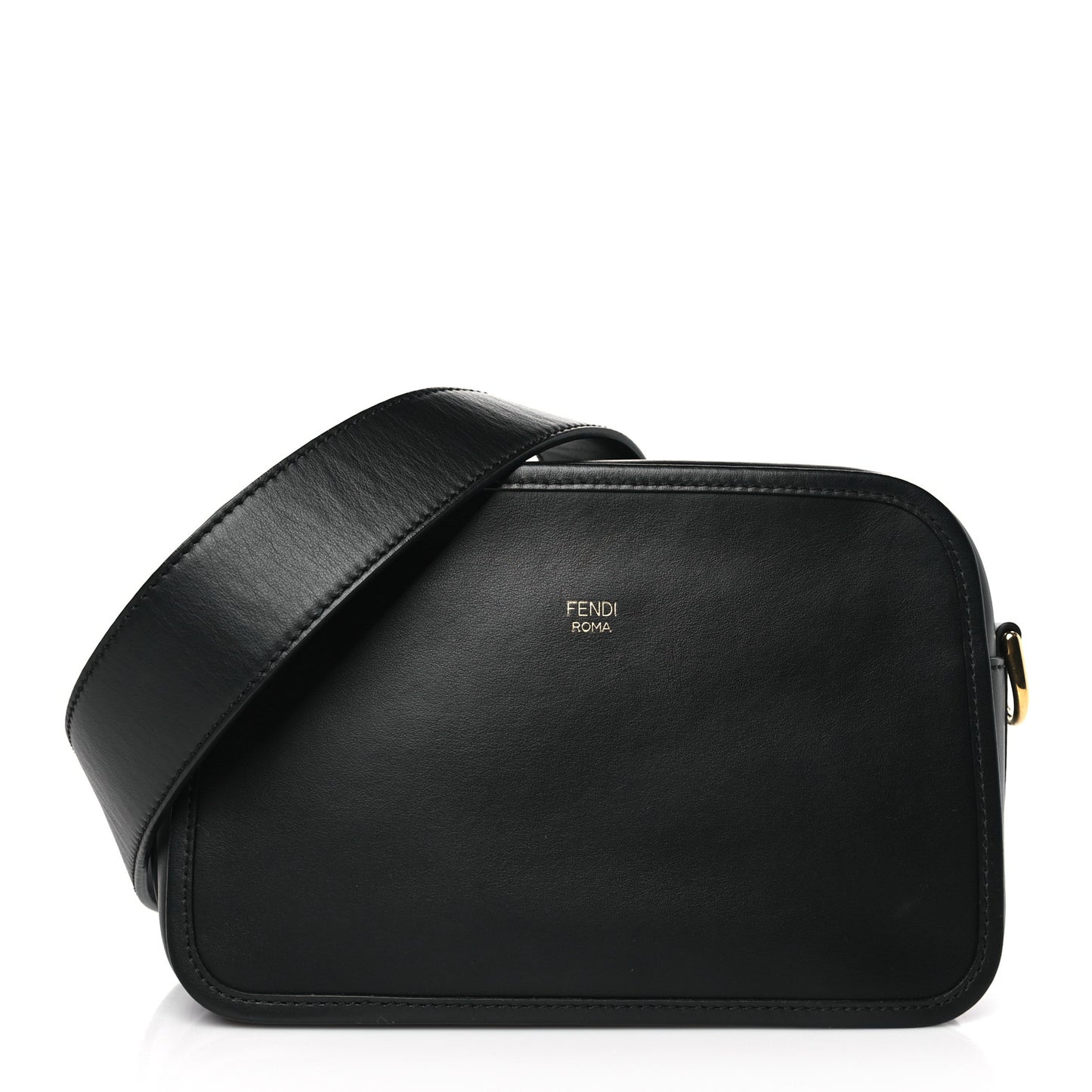 Vitello Century Opaco F is Fendi Camera Case Black