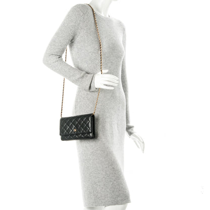 Chanel Caviar Quilted Wallet On Chain WOC Black 2 of 8