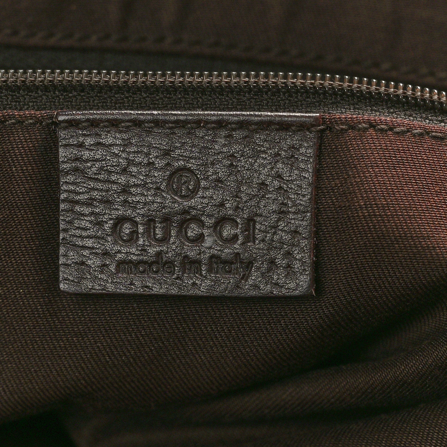 Gucci Monogram Abbey Small Tote Dark Brown 6 of 10
