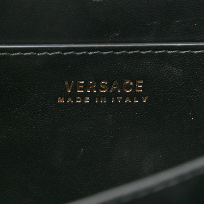 Versace Vitello Barocco Virtus Small Top Handle Shoulder Bag Black 4 of 7