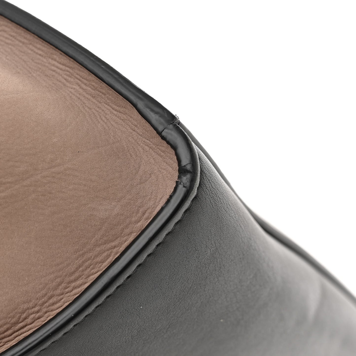 Smooth Calfskin Nubuck Small Tri-Color Trapeze Nude