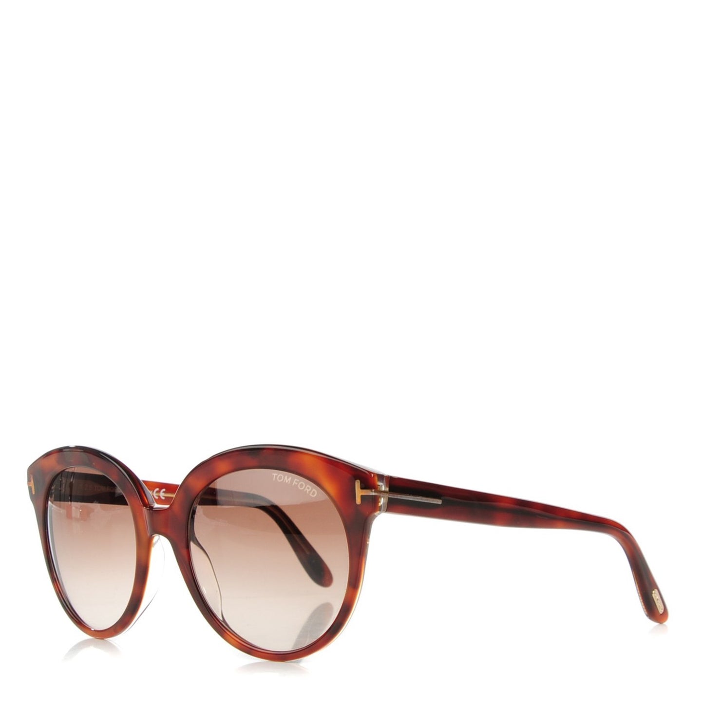 Monica Round Sunglasses TF429 Havana