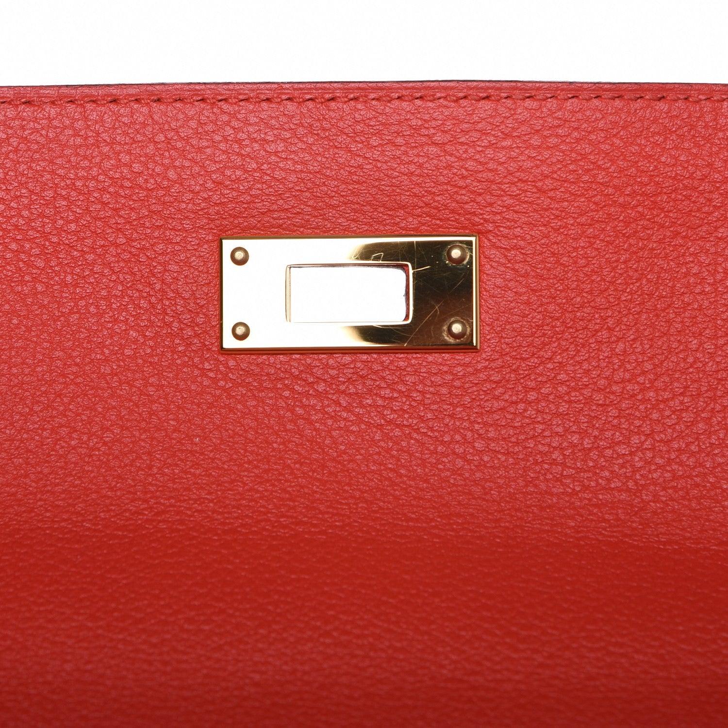 Hermes Evercolor Kelly Retourne 28 Rouge Tomate 21 of 28