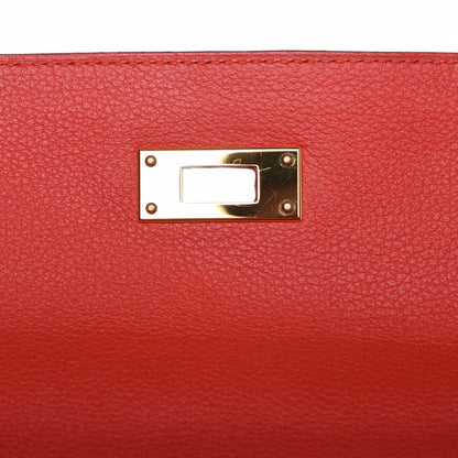 Hermes Evercolor Kelly Retourne 28 Rouge Tomate 21 of 28