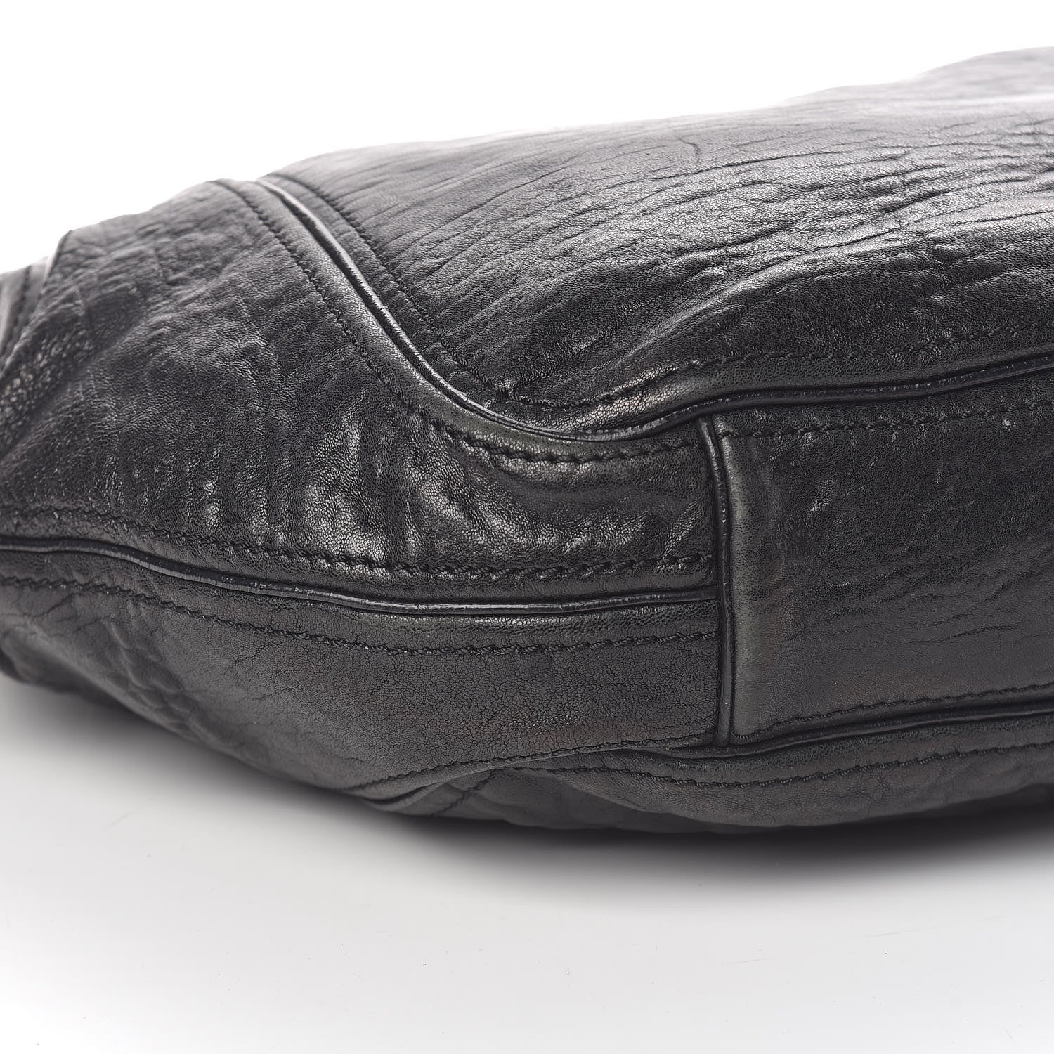 Givenchy Tumbled Sheepskin Eclipse Hobo Black 7 of 13