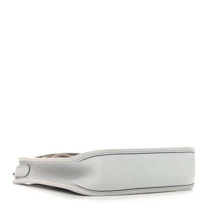 Hermes Taurillon Clemence Amazone Evelyne TPM Gris Perle Etain 3 of 11