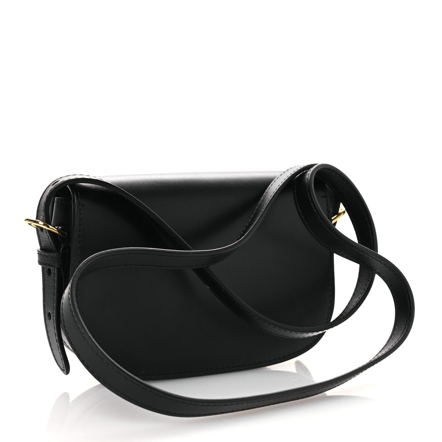 Box Calfskin Mini Bobby Bag Black