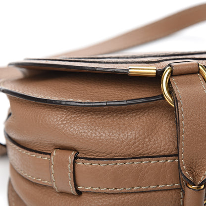 Chloe Calfskin Mini Marcie Round Crossbody Bag Nut 7 of 10