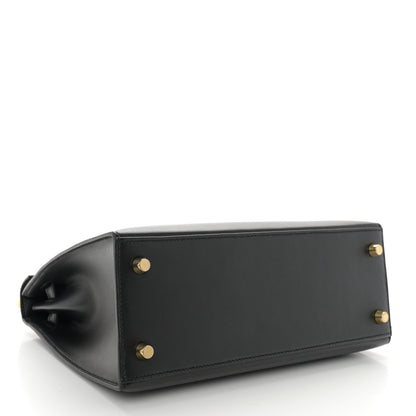 Hermes Tadelakt Kelly Sellier 25 Black 4 of 12