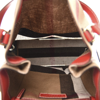 Burberry Canvas Mega Check Medium Maidstone Cadmium Red 5 of 9