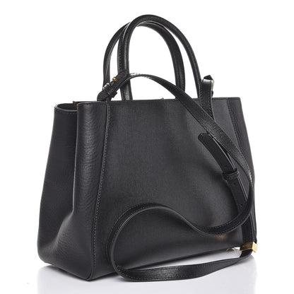 Fendi Vitello Elite Petite 2Jours Tote Black 3 of 9
