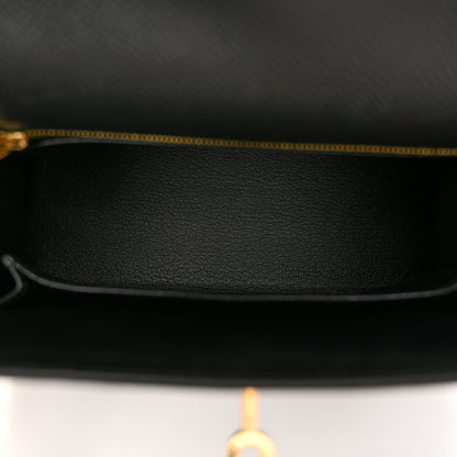 Hermes Epsom Kelly Sellier 25 Black 5 of 13
